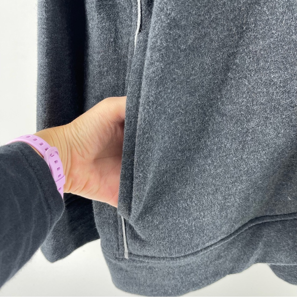 Nautica Full Zip Hoodie Sweatshirt in Charcoal Grey, Men's XXL - Picture 4 of 8